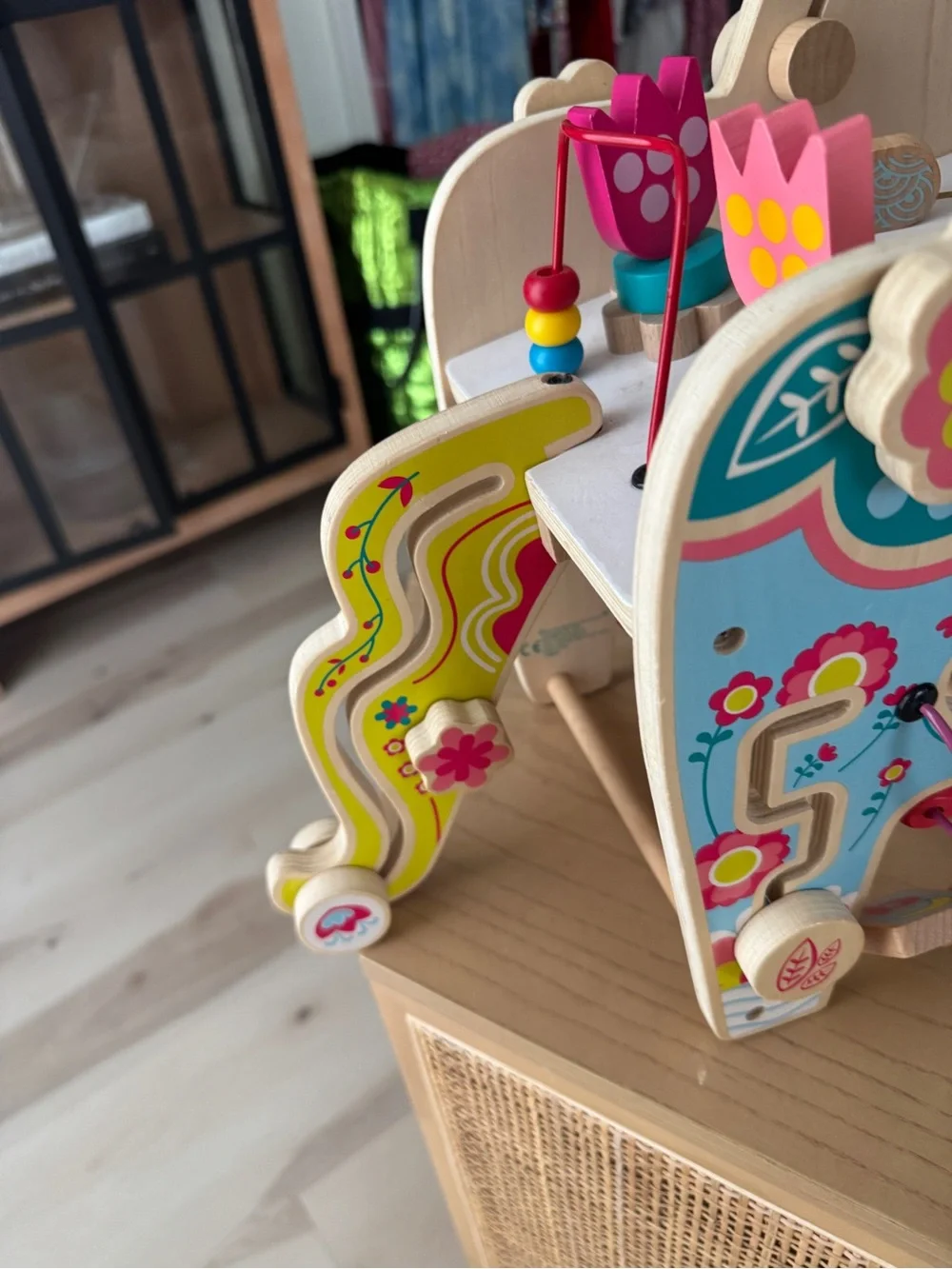 Manhattan Toy Playful Pony Wooden Toddler Activity Center baby colorful decor